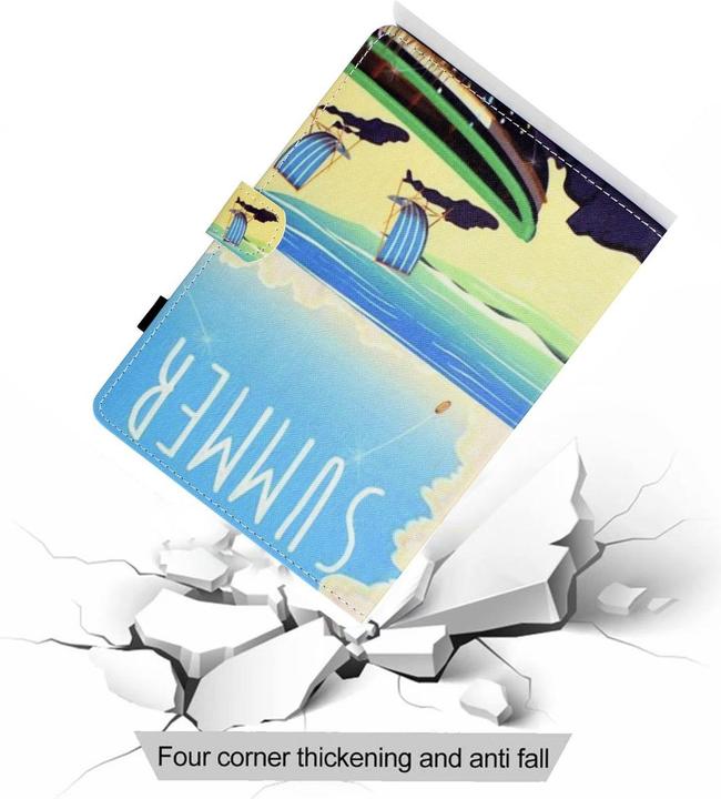 Produktbild König Design Schutz Tablet Hülle für Samsung Galaxy Tab S8 Case Cover Tasche Bumper Wallet (Galaxy Tab S8)