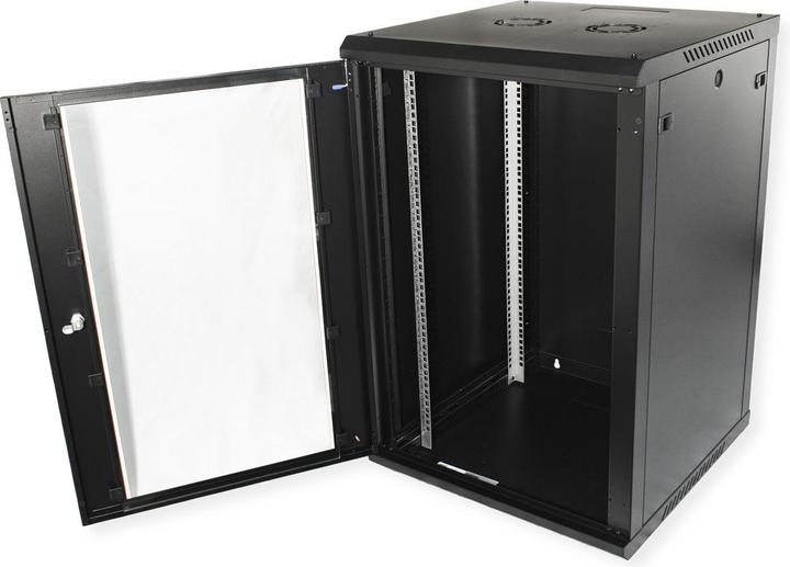 Actual product image Roline 19-Zoll Wandgehäuse Basic Plus 18HE (18 RU, 19 inch rack)
