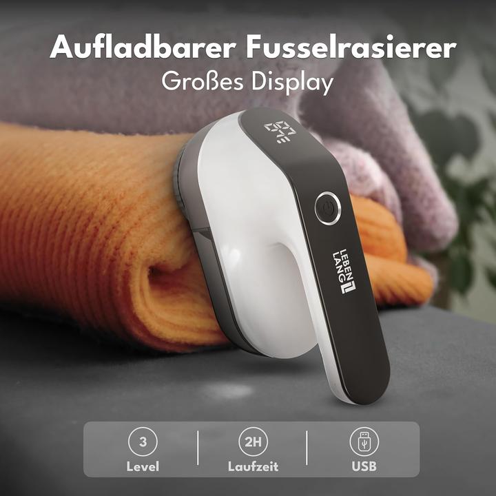 Produktbild Lebenlang Elektrischer Fusselrasierer mit LED-Anzeige