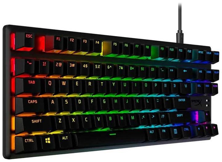 Actual product image HP Alloy Origins Core PBT HX Blue - Mechanical Gaming Keyboard (DE, Cable)