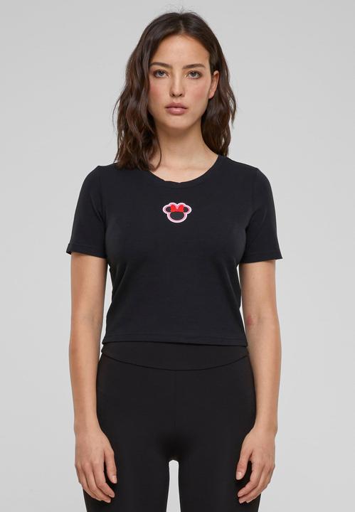 Produktbild Merchcode Ladies Disney 100 Minnie Badge Tee - 119435 (XL)