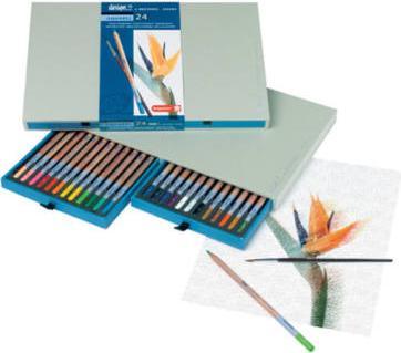 Produktbild Royal Talens Bruynzeel Design watercolour pencil box | 24 colours (Mehrfarbig, 24 x)