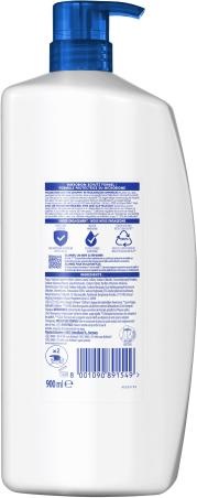 Actual product image Head & Shoulders Apple Fresh (900 ml, Liquid shampoo)