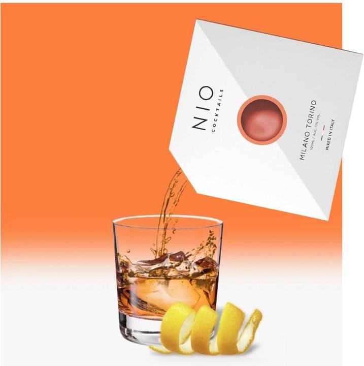 Actual product image Nio Cocktails Milano Torino 100 ml (1 x 10 cl)
