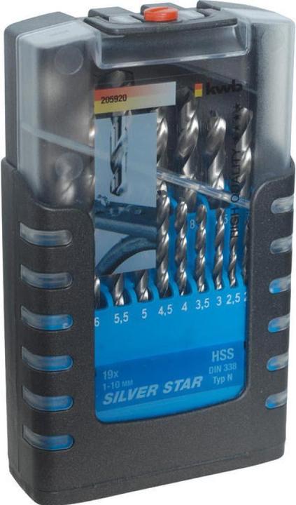 Produktbild kwb Spiralbohrer Set 19-teilig (1 mm, 1.5 mm, 10 mm, 2 mm, 2.5 mm, 3 mm, 3.5 mm, 4 mm, 4.5 mm, 5 mm, 5.5 mm, 6 mm, 6.5 mm, 7 mm, 7.5 mm, 8 mm, 8.5 mm, 9 mm, 9.5 mm)