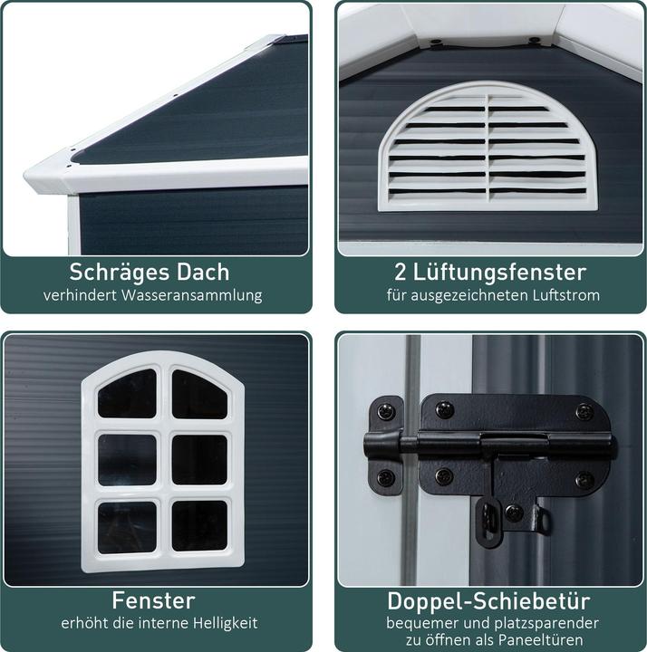 Immagine prodotto Outsunny Capanno degli attrezzi Capanno degli attrezzi