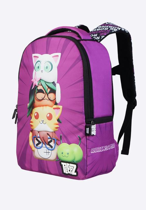 Firstgrade - RobinSamse PEEPZ Backpack - Purple - 46 cm x 28.5 cm x 12.5 cm