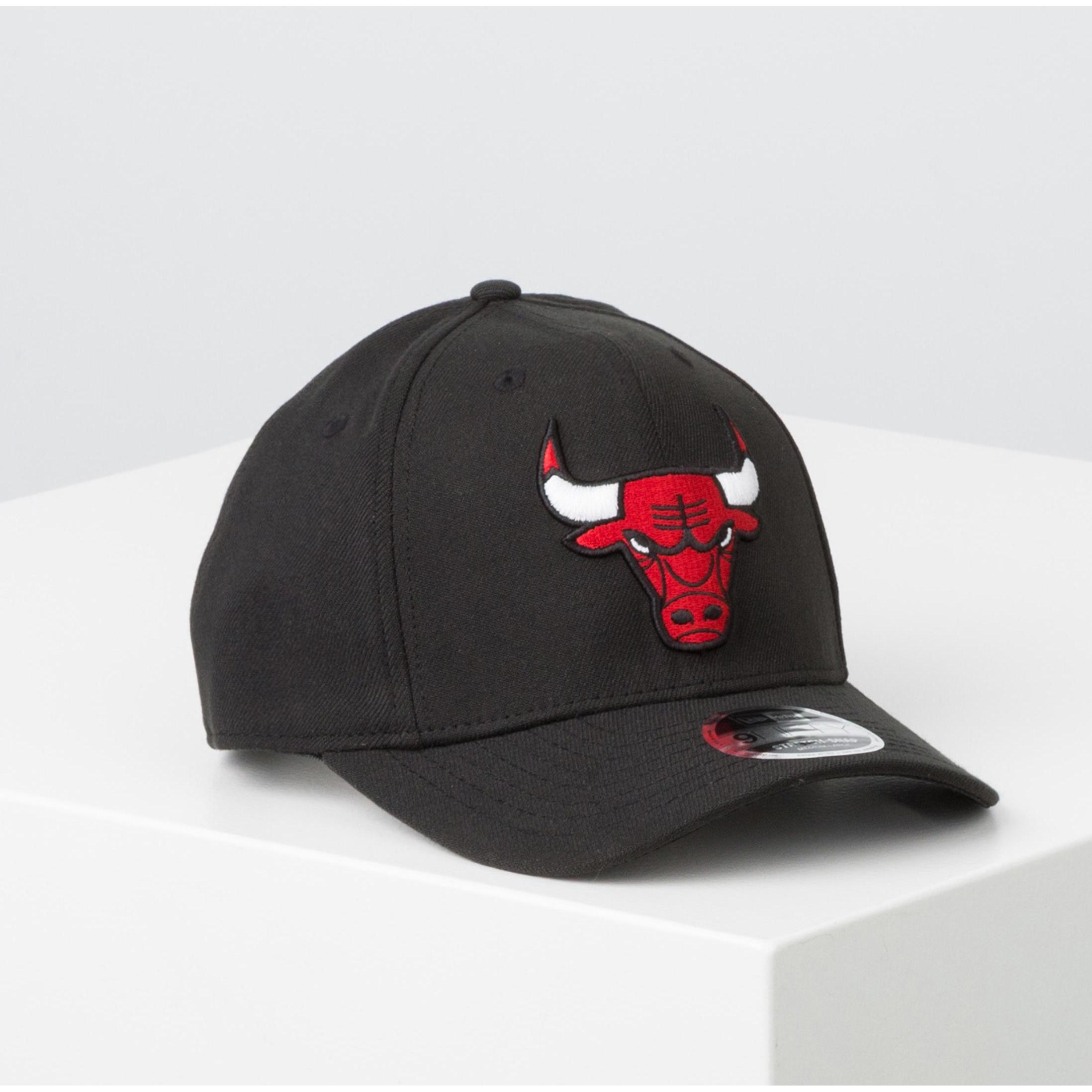 Thumbnail - New Era, Herren, Cap, 9FIFTY NBA Stretch Snap Chicago Bulls Cap, Schwarz, (M, L)
