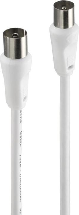 Actual product image Hama Koax-Stecker – Koax-Kupplung (75 dB, Antenna cable)