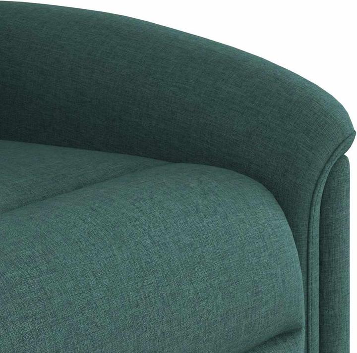 Immagine prodotto vidaXL Poltrona massaggiante con ausilio stand-up in tessuto verde scuro