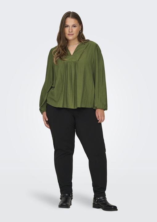 Image du produit Only Coupe normale Col en V Élastique Manches bouffantes Top (44)