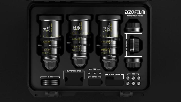 Produktbild Dzofilm Pictor Zoom 3-Lens Kit (14-30/20-55/50-125 T2.8) (Arri PL, APS-C / DX)