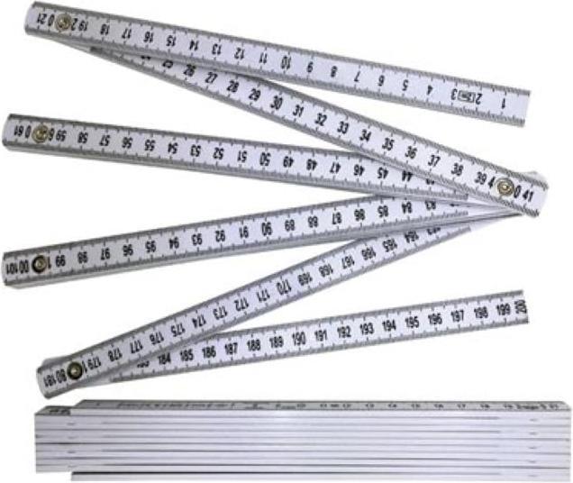 Produktbild Toolland Zollstock - Glasfaser - 2 m