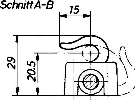 Produktbild Hekna Drehstangenschloss 3080 OBJEKT UNIVERSAL SYSTEM 24 Dornmass 38 mm, Stahl
