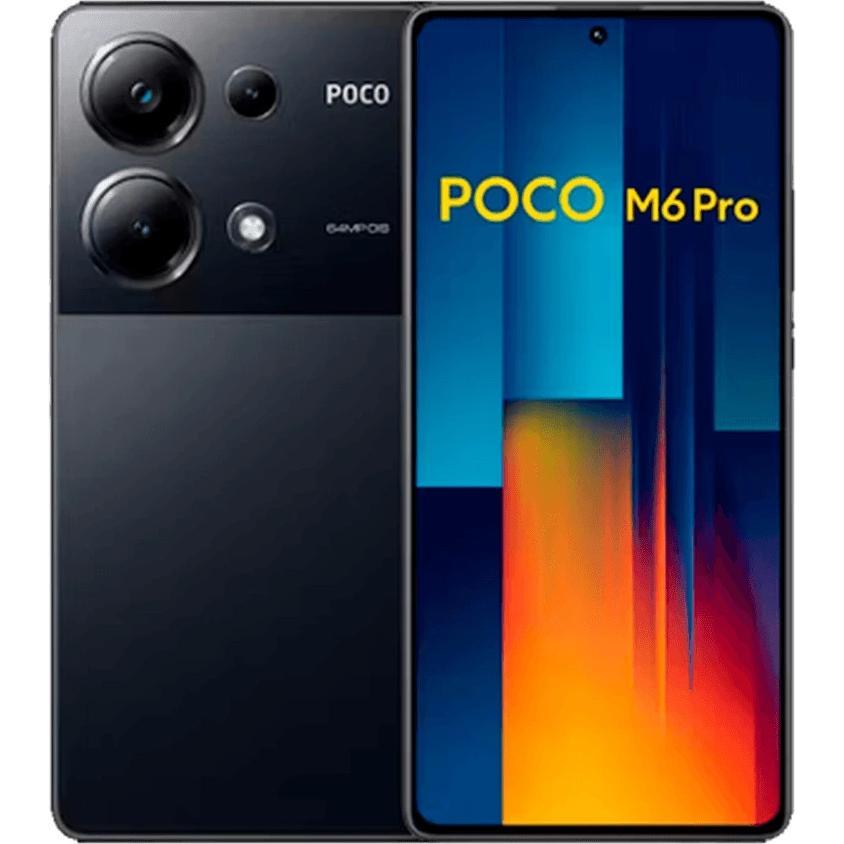 Xiaomi Poco M6 Pro (256 GB, Schwarz, 6.67", Dual SIM, 64 Mpx, 4G), Smartphone, Schwarz
