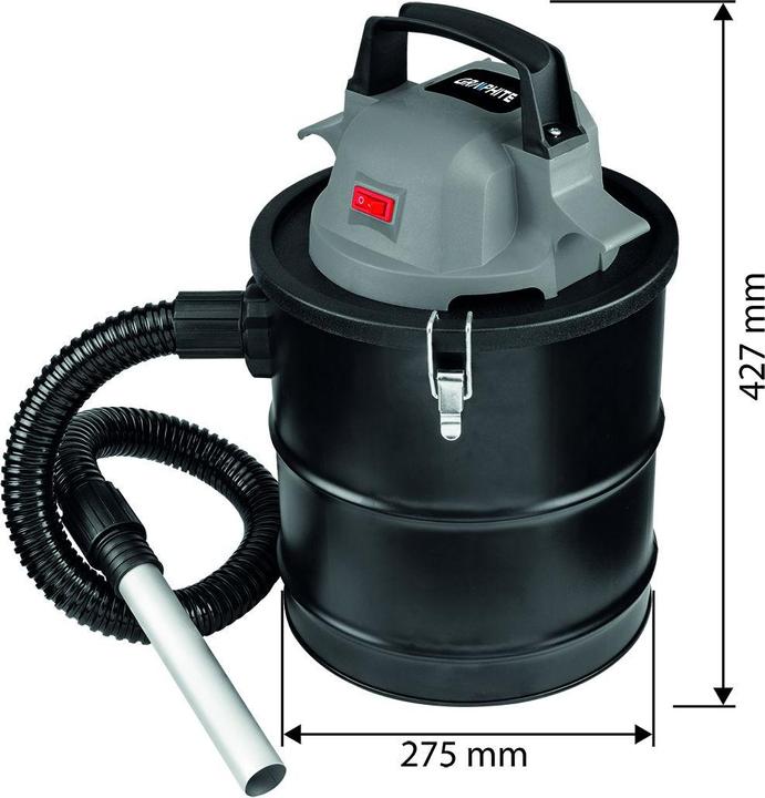 Graphite Energy+ 18V Li-lon Aschesauger, 15L Tank (Aschesauger)