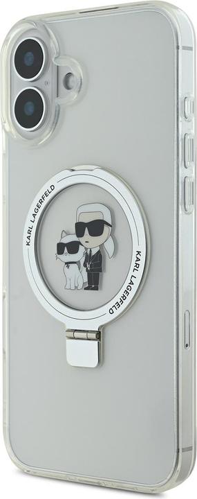 Immagine prodotto Karl Lagerfeld Custodia iPhone 16 Ringstand Karl e Choupette MagSafe (Apple iPhone 16)