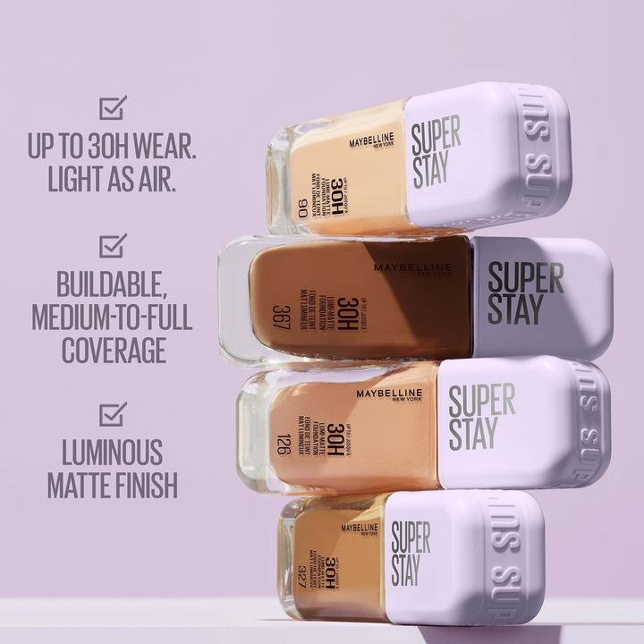 Actual product image Maybelline New York Super Stay Lumi-Matte Foundation (250)