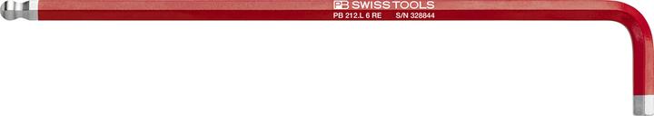 PB Swiss Tools Chiave maschio esagonale piegata, esecuzione lunga termoverniciata