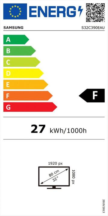 Energie-Label Samsung S32C390EAU (1920 x 1080 Pixel, 32")