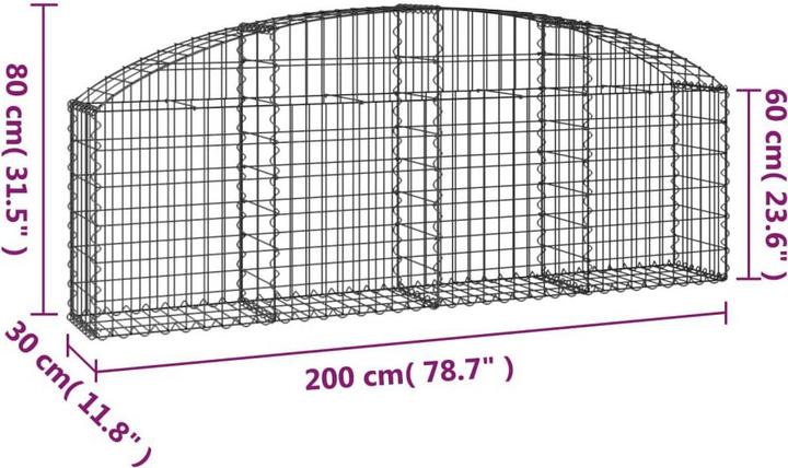 Image du produit vidaXL Gabionenkorb
