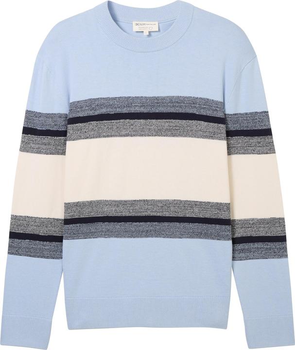 Produktbild Tom Tailor block stripes crewneck knit (L, M)