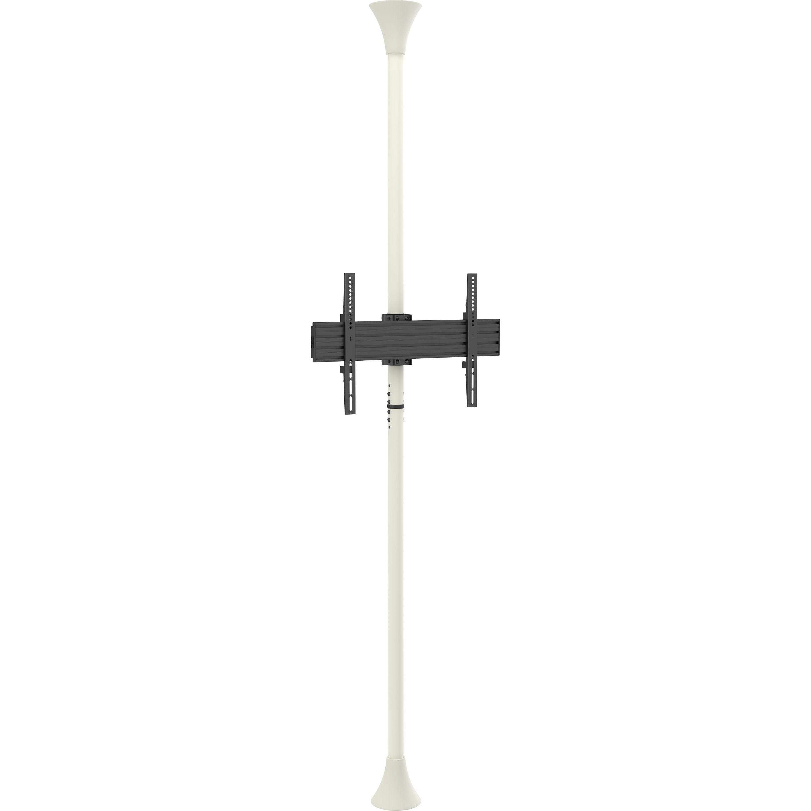 Multibrackets Boden-Deckenhalter 1x, 40"-65", VESA 100x100, Digital Signage Zubehör, Weiss