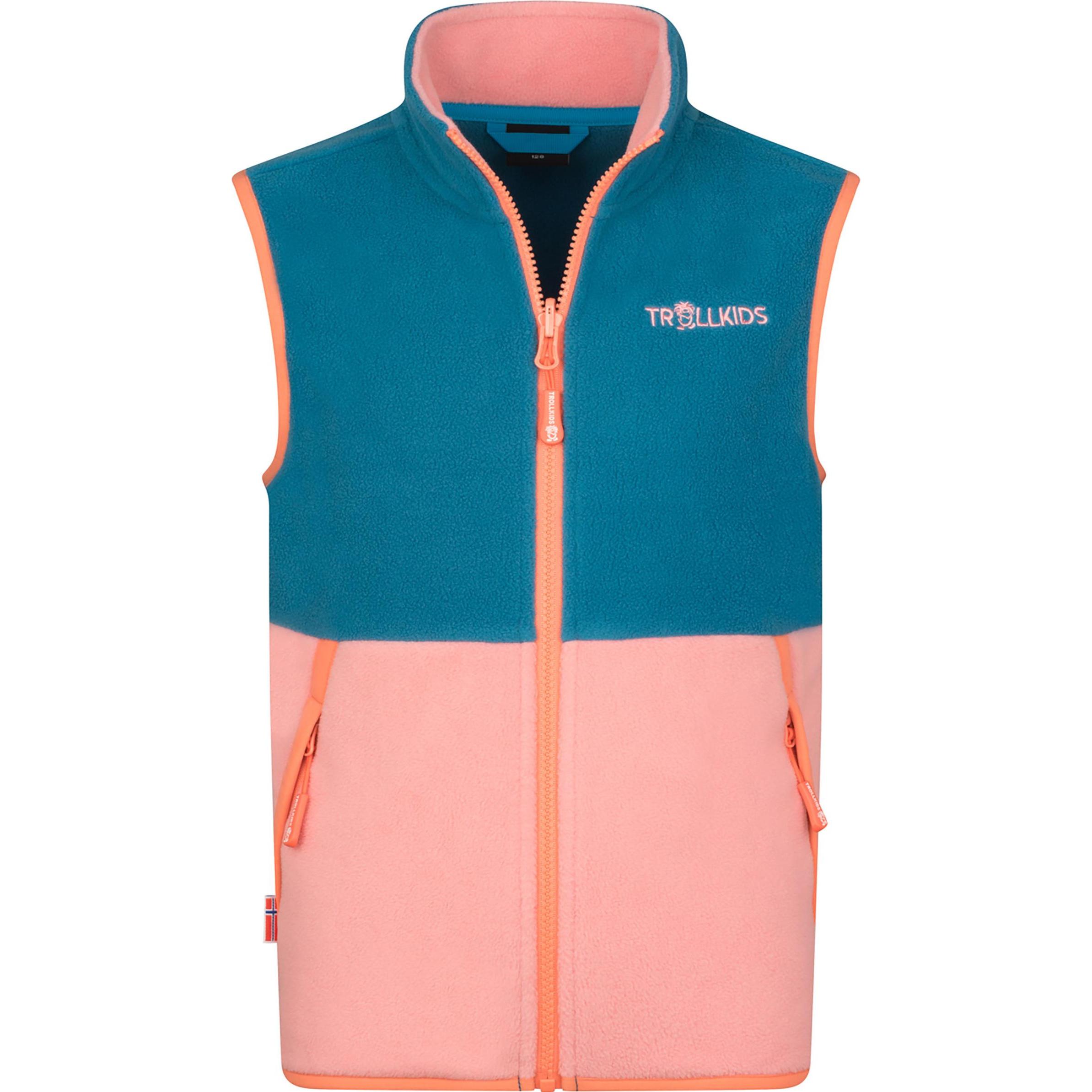 Trollkids, Jungen, Weste, Kid's Kjerag Vest, Blau, (140)