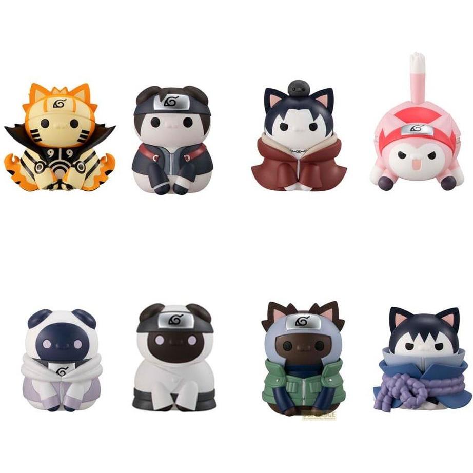 Megahouse Naruto Shippuden Mega Cat Project Sammelfiguren 3 cm Nyaruto! Ver. Break out! Fourth Great Ninja War
