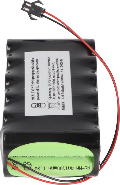 Produktbild XCell Reinigungsgeräteakku NiMH 14,4V 1100mAh passend für Annew Saugroboter