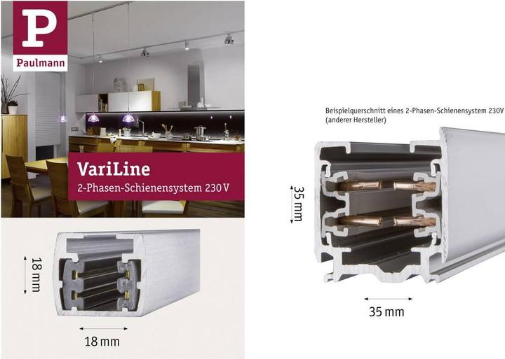 Actual product image Paulmann URail cable suspension