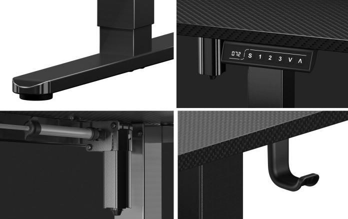 Image du produit Huzaro Biurko gamingowe Hero 8.2 Balck