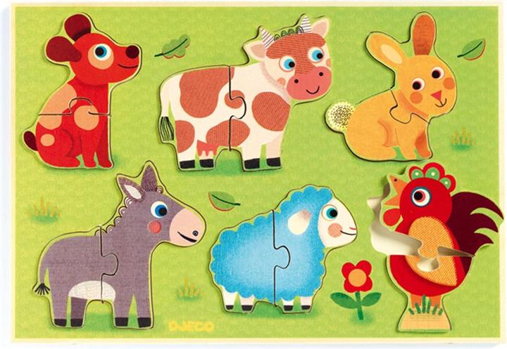 Immagine prodotto Djeco Mucca Coucou (12 pezzi)