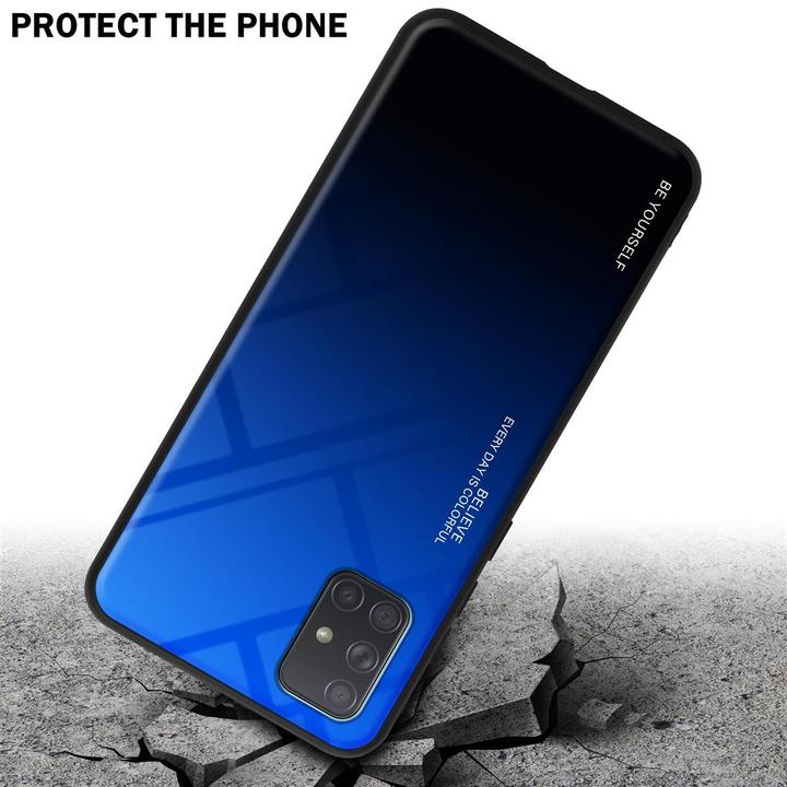 Produktbild Cadorabo TPU 2 Farben Glas Cover (Samsung Galaxy A71)