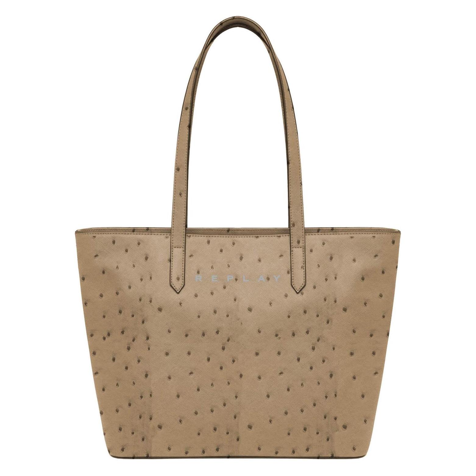 Replay, Damen, Tasche, Shopper Bag, Beige