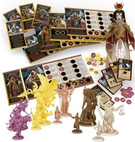 Actual product image Cmon CMND0224 - Ankh: Pantheon, Brettspiel, für 2-5 Spieler, ab 14 Jahren, (DE-Erweiterung) (German, 2 - 5 Players)