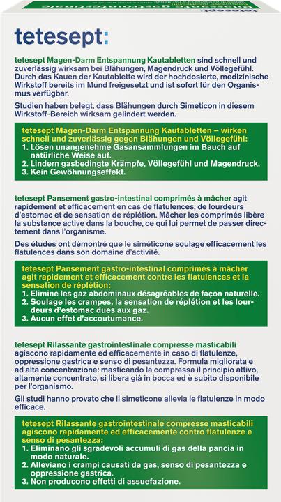 Produktbild Tetesept Magen-Darm Entspannung (1 Stk., 48 g)