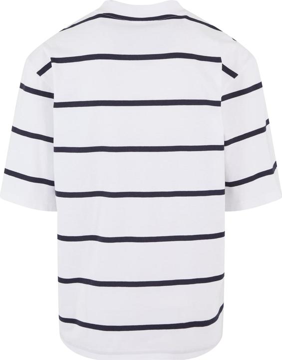 Actual product image Urban Classics Oversized Sleeve Modern Stripe Tee - 139403 (S)