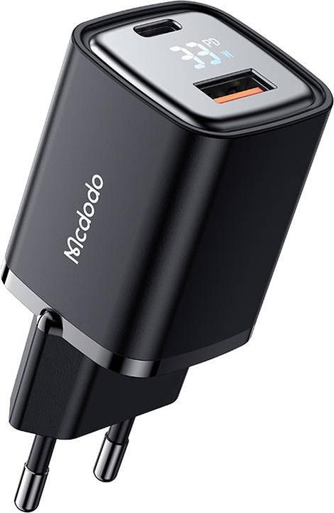 Actual product image Mcdodo Charger CH-1701 33W with display (black) (33 W)