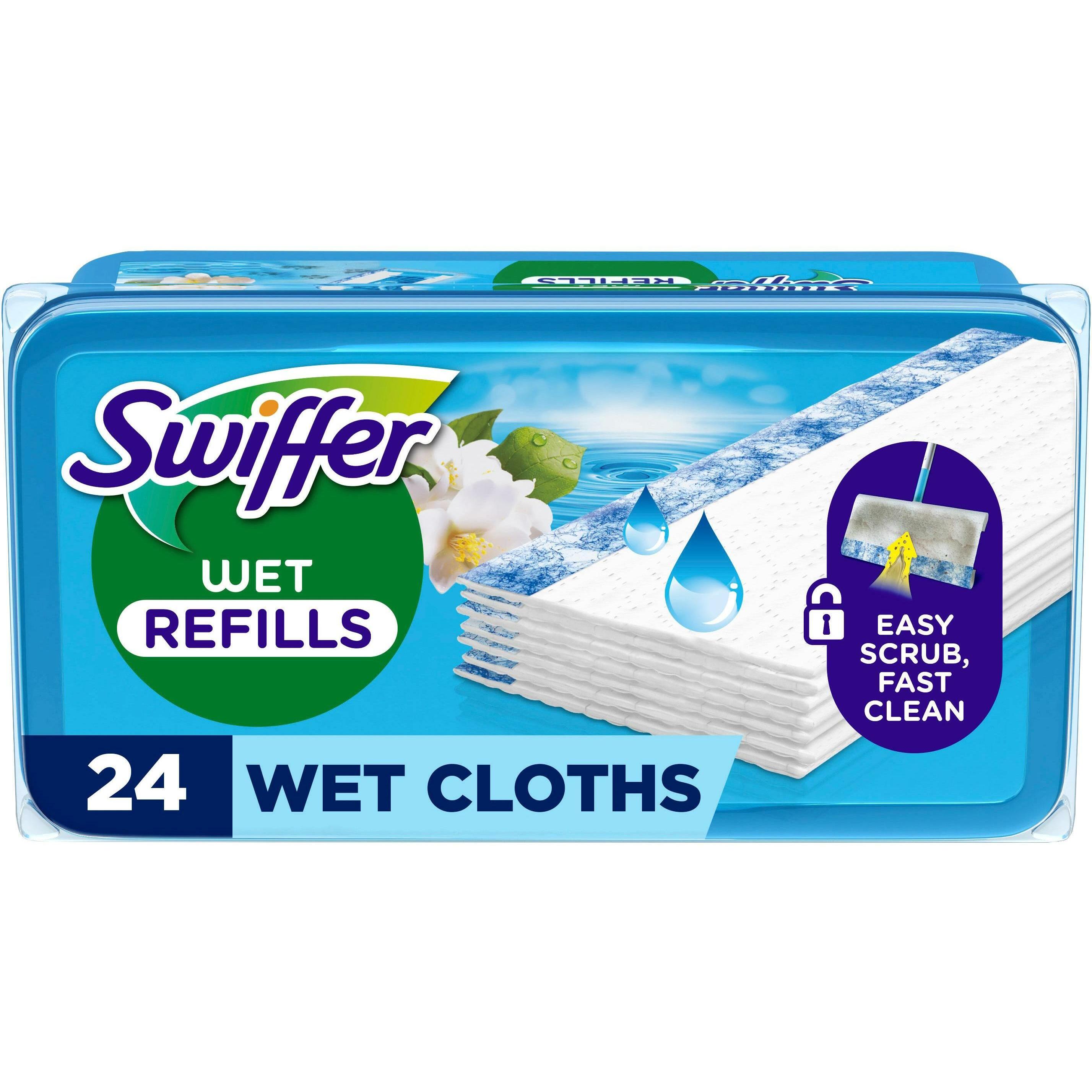 Swiffer Bodenwischer Wet Nachfülltücher, Utensili pulizia, Bianco