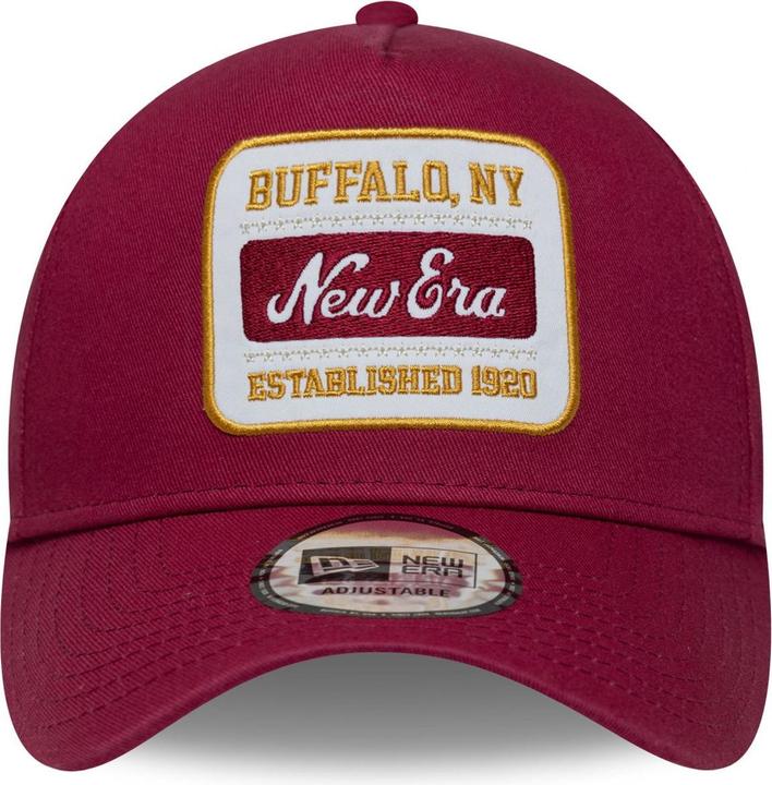 Image du produit New Era A-Frame Trucker Cap - Retro Patch Maroon (Taille unique)