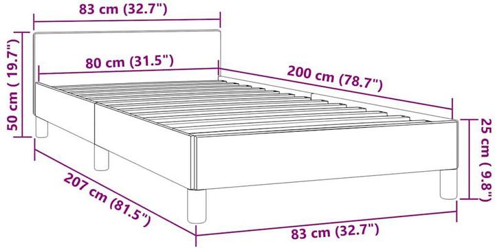 Produktbild vidaXL Tiffi (80 x 200 cm)