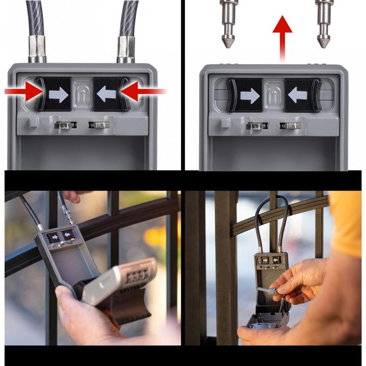 Immagine prodotto Master Lock Cassetta portachiavi con staffa rimovibile 5482EURD