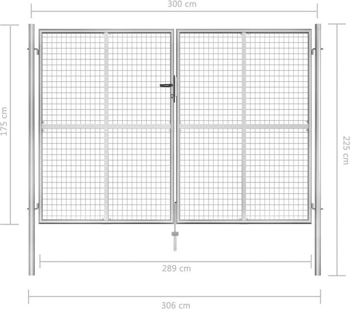 Actual product image vidaXL Gartentor