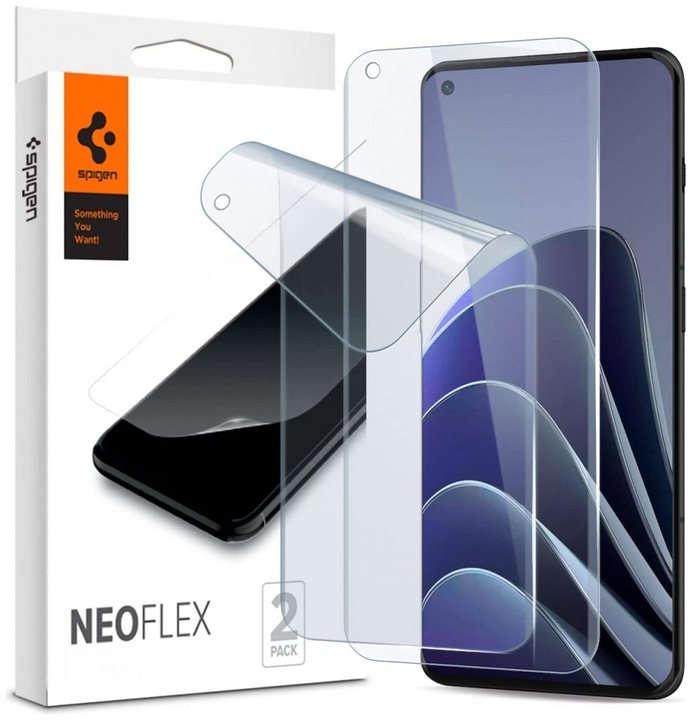 Actual product image Spigen HYDROGEL FILM NEO FLEX 2 PACK ONEPLUS 10 PRO 5G (1 Piece, Oppo Find X5 Pro, OnePlus 11, OnePlus 10 Pro)