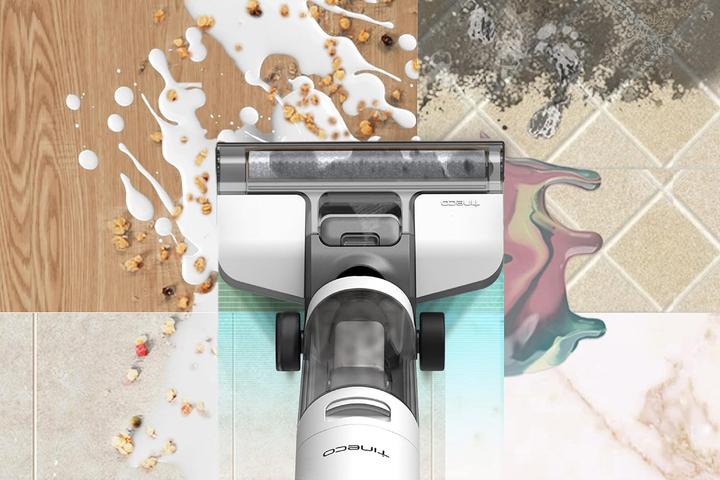 Produktbild Tineco Draadloser Nass-Trocken-Sauger mit Wischfunktion, Selbstreinigend, Tierhaarfilter, 25 Min Laufzeit (Saugen + Wischen)