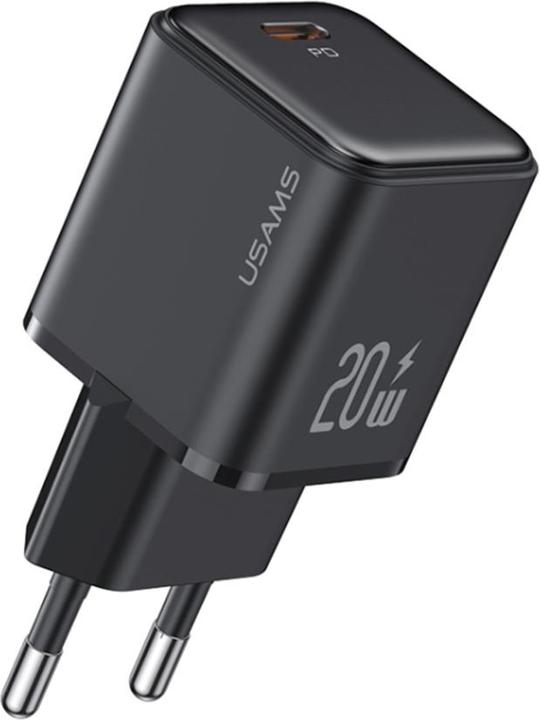 Produktbild Usams Ład. siec. 1xUSB-C PD20W (only head) PD3.0 Fast Charging czarny/black X-ron Series CC183TC01 ( (20 W, 1 Port)