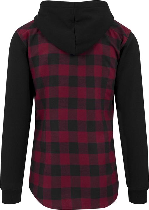 Immagine prodotto Urban Classics Camicia con cappuccio e maniche in flanella a quadri (L)