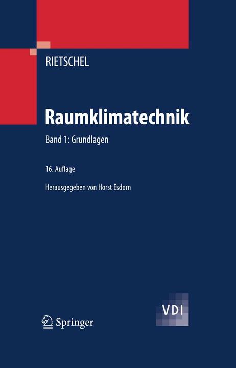 Produktbild Raumklimatechnik: Raumklimatechnik. Bd. 1: Grundlagen (Deutsch, Horst Esdorn, 1994)