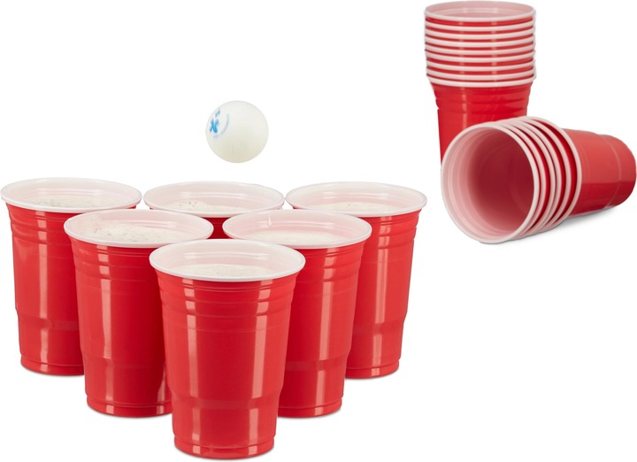 Produktbild Relaxdays Beerpongbecher (50 x)
